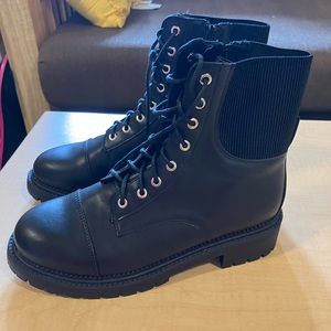 New with tags Rock & Candy black combat boots size 8
